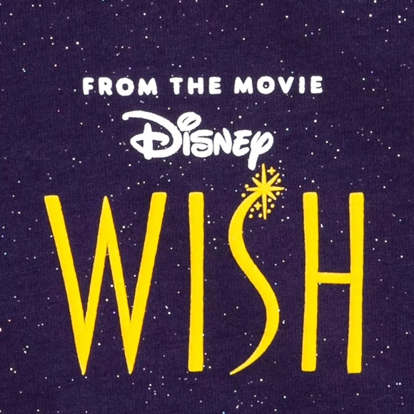 Disney Parks Movie Wish Spirit Jersey I'm A Star Purple Adult Size - NEW - Picture 3 of 5